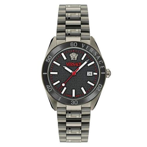 Versace Herren Uhr Armbanduhr Edelstahl V-Dome VE8E00724