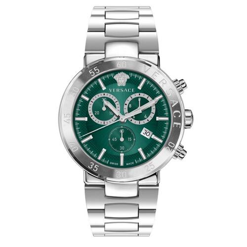 Versace Herren Uhr Armbanduhr Chronograph URBAN MYSTIQUE VEPY01021 Edelstahl