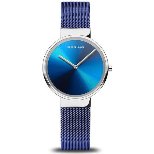 Bering Damen Uhr Armbanduhr Classic Aurora - 19031-307 Meshband
