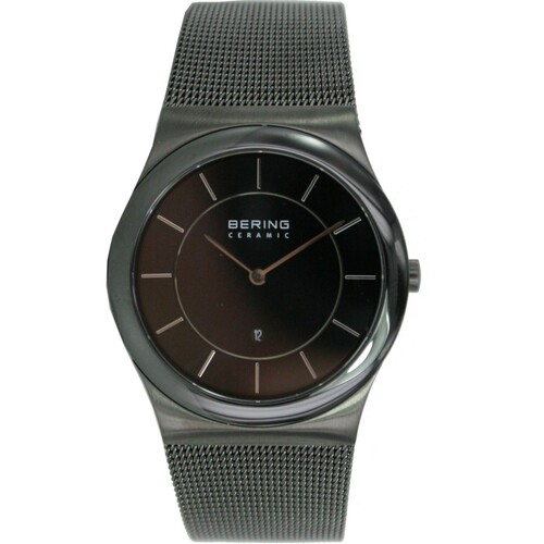 Bering Herren Uhr Armbanduhr Slim Classic - 32235-345 Meshband