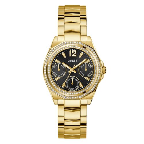 Guess Damen Uhr Armbanduhr RITZY GW0685L4 Edelstahl gold