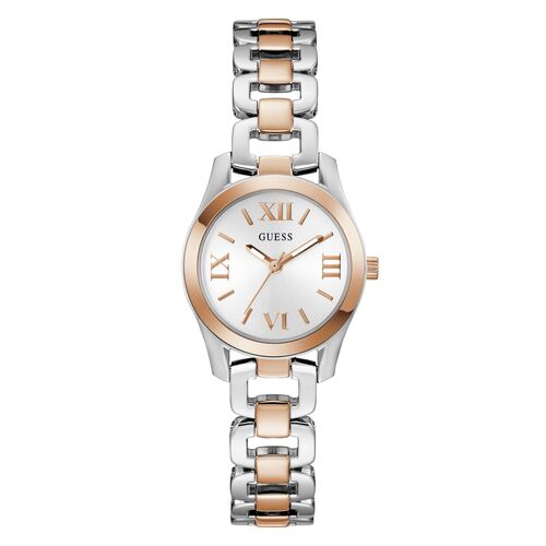 Guess Damen Uhr Armbanduhr VEDA GW0927L5 Edelstahl bicolor