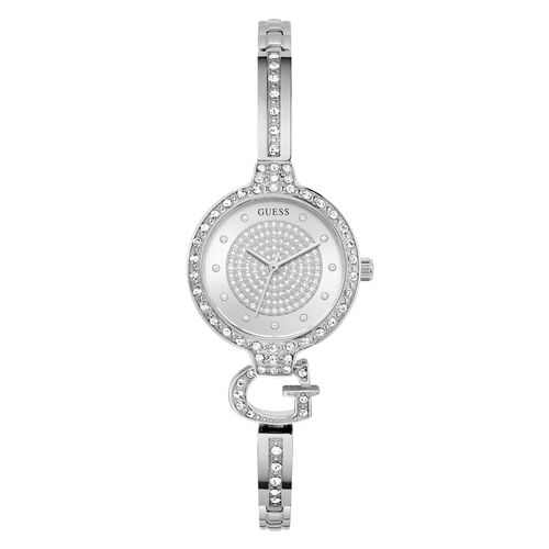 Guess Damen Uhr Armbanduhr GISELLE GW0929L1 Edelstahl silber