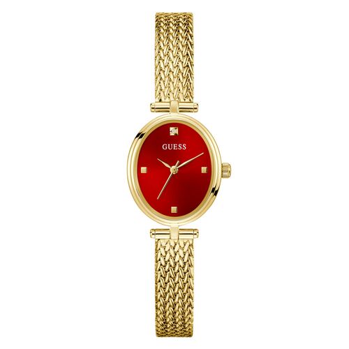Guess Damen Uhr Armbanduhr RUBY GW0935L4 Edelstahl gold