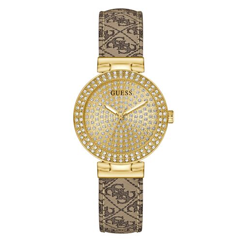Guess Damen Uhr Armbanduhr IVY GW0943L2 Leder