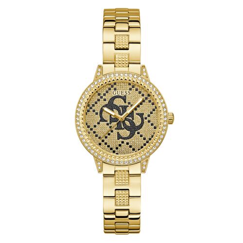 Guess Damen Uhr Armbanduhr G LACE GW0944L2 Edelstahl gold