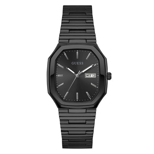 Guess Herren Uhr Armbanduhr OLIVER GW0978G4 Edelstahl schwarz