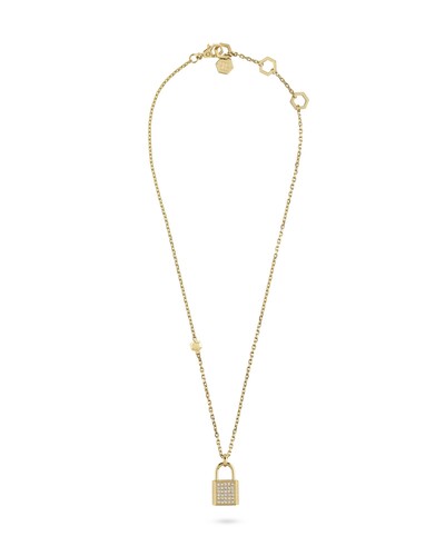 Philipp Plein Damen Kette Halskette Edelstahl IP Gold PLEIN VALENTINE PJHGA19NU