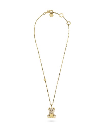 Philipp Plein Damen Kette Halskette Edelstahl IP Gold PLEIN VALENTINE PJHGA15NU