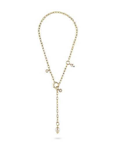 Philipp Plein Damen Kette Halskette Edelstahl IP Gold RHAPSODY PJ8EA10NU