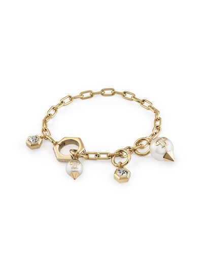 Philipp Plein Damen Armband Armkette Edelstahl IP Gold RHAPSODY PJ8EA12BU