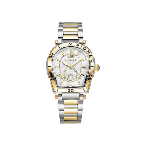 Aigner Herren Uhr Trapani Edelstahl bicolor AGW.262003