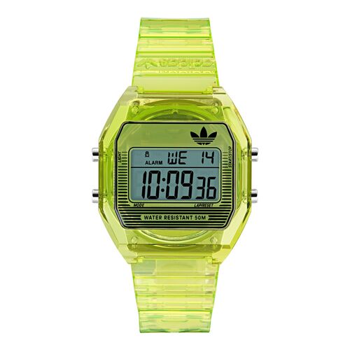 Adidas Unisex Uhr DIGITAL TWO CRYSTAL Silikon grn AOST25538