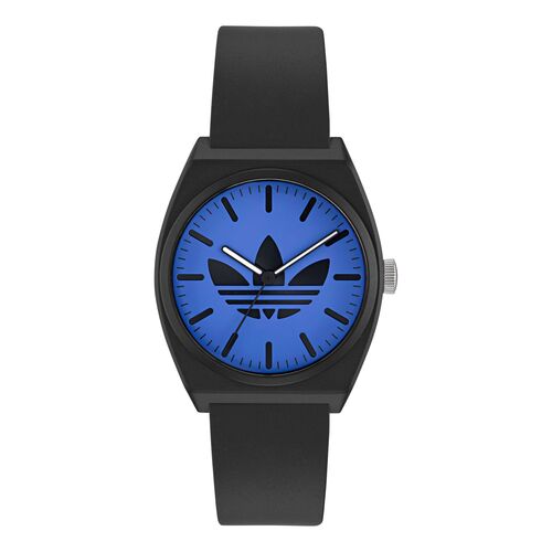 Adidas Unisex Uhr PROJECT TWO Kunststoff schwarz AOST25547
