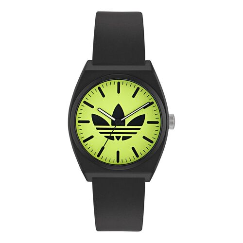 Adidas Unisex Uhr PROJECT TWO Kunststoff schwarz AOST25549