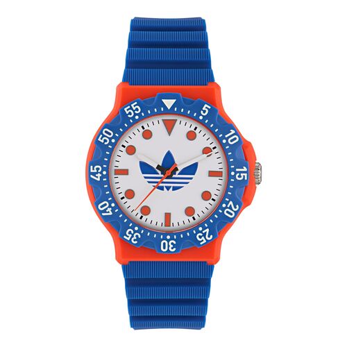 Adidas Unisex Uhr DISCOVERER TWO Silikon blau AOSY25513