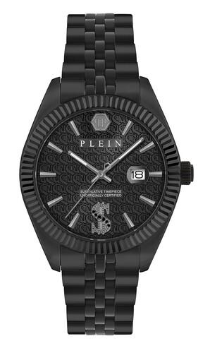 Philipp Plein Herren Uhr Analog Quarz DATE SUPERLATIVE PWMFA1125 Edelstahl