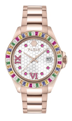Philipp Plein Damen Uhr Analog Quarz LADY EMPIR PW2FA0425 Edelstahl