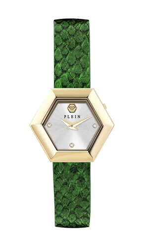 Philipp Plein Damen Uhr Analog Quarz LA JUNGLE DE PLEIN PW6FA0225 Leder 