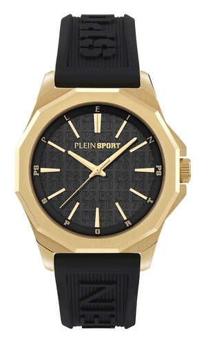 Plein Sport Unisex Uhr Analog Quarz ONYX ULTRA PSNGA0325 Silikon