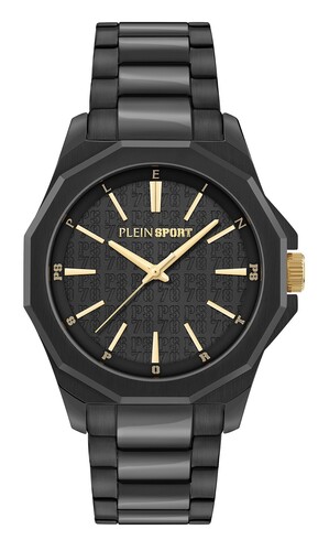 Plein Sport Unisex Uhr Analog Quarz ONYX ULTRA PSNGA0625 Edelstahl