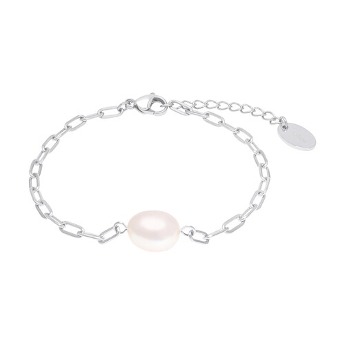 s.Oliver Jewel Damen Armband Armkette Silber 925 Perle 2040601