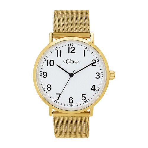 s.Oliver Herren Uhr Armbanduhr Edelstahl 2040146