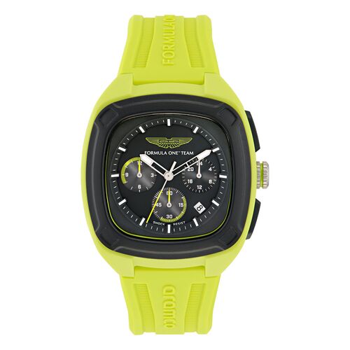 ASTON MARTIN Herren Uhr Analog Quarz AM FORMULA 1 MTFO1F503 Silikon