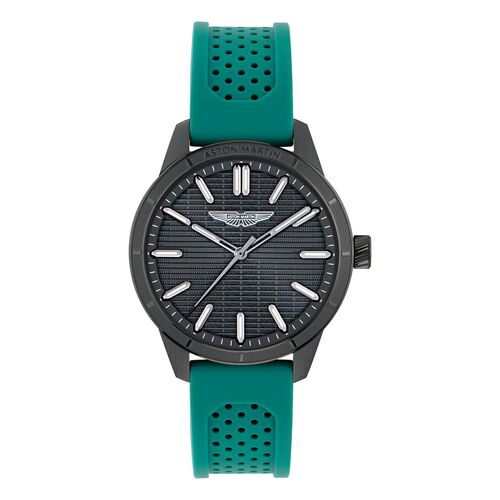 ASTON MARTIN Herren Uhr Armbanduhr Analog Quarz AML ICON MTIH1F502 Silikon