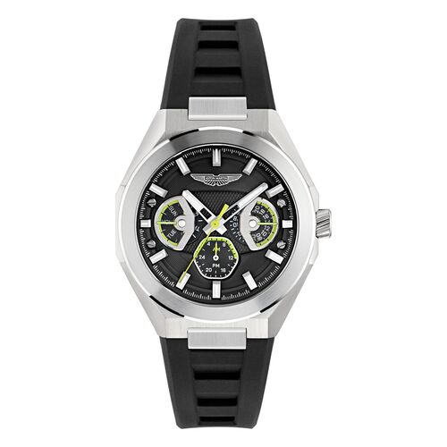 ASTON MARTIN Herren Uhr Multifunktion Armbanduhr AML THRILL MTRI1F502 Silikon