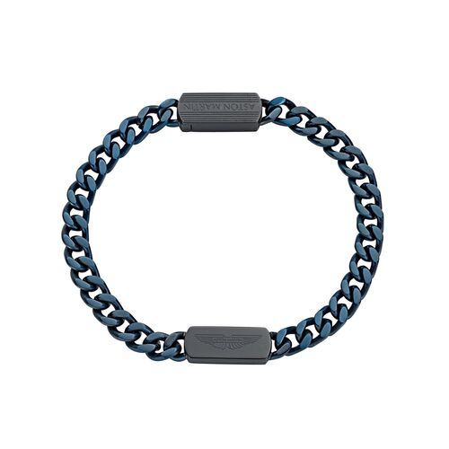 ASTON MARTIN Herren Armband Armkette Edelstahl Blau AML ICON MJIUF5BL6