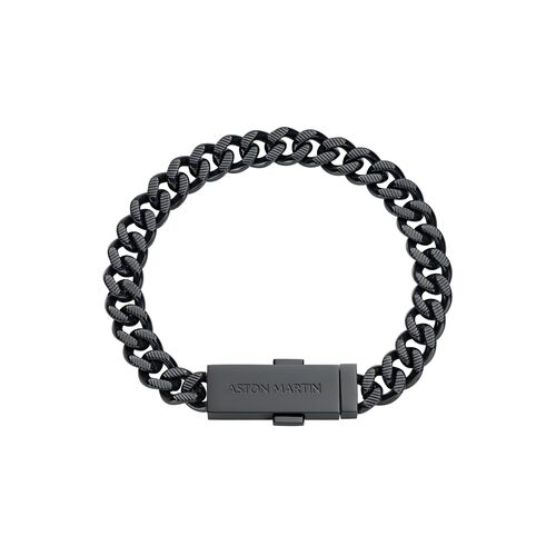 ASTON MARTIN Herren Armband Armkette Edelstahl schwarz AML ICON MJIUF5BM3
