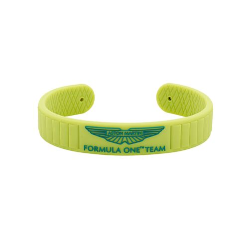 ASTON MARTIN Herren Armband Armreif Silikon gelb AM FORMULA 1 MJFBF5BU6