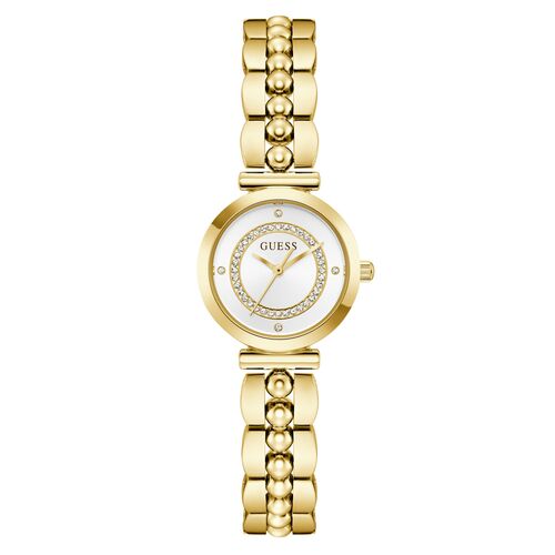 Guess Damen Uhr Armbanduhr LEENA GW0994L2 Edelstahl gold