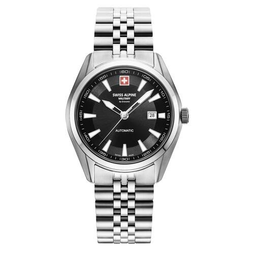 Swiss Alpine Military Herren Automatik Uhr Armbanduhr 7091.2137SAM Edelstahl