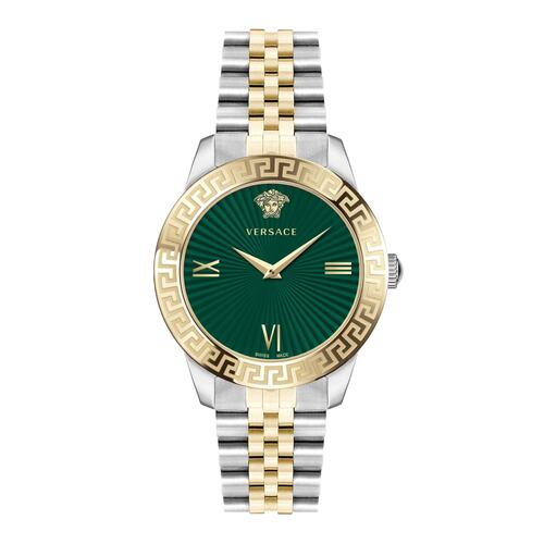 Versace Damen Uhr Armbanduhr Edelstahl Greca VEVC01021