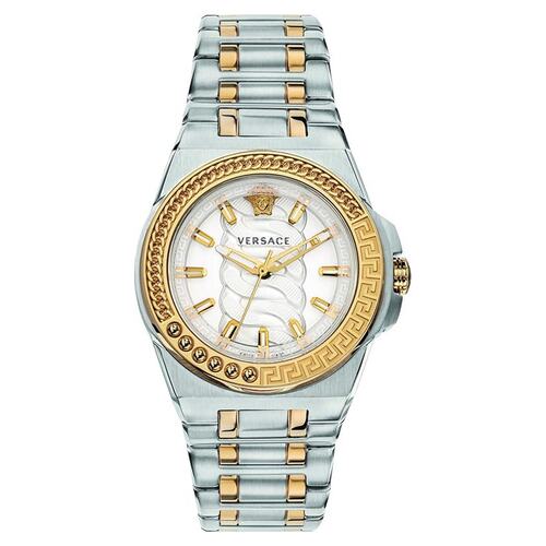 Versace Damen Uhr Armbanduhr Chain Reaction VEHD00420 Edelstahl