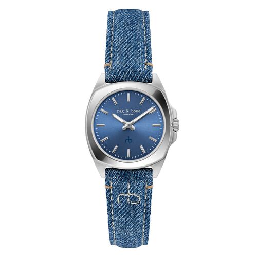 rag & bone Damen Analog Quarz Uhr Armbanduhr Bleeker RBL250010 Textil