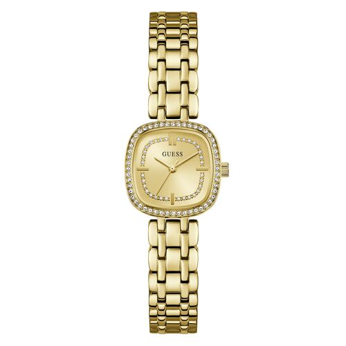 Guess Damen Uhr Armbanduhr HAZEL GW1018L2 Edelstahl gold