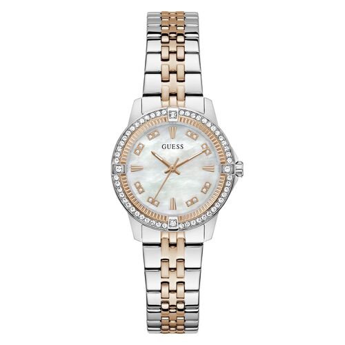 Guess Damen Uhr Armbanduhr COLETTE GW1027L5 Edelstahl bicolor