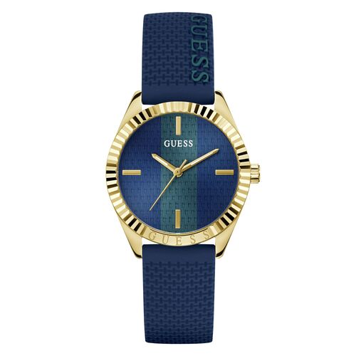 Guess Damen Uhr Armbanduhr CREW GW1044L2 Silikon