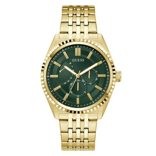 Guess Herren Uhr Armbanduhr CAMDEN GW1051G2 Edelstahl gold
