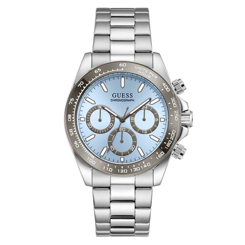 Guess Herren Uhr Armbanduhr ARTHUR GW1058G1 Edelstahl silber
