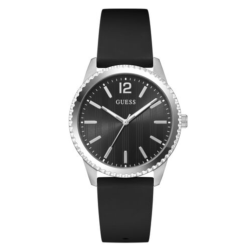 Guess Herren Uhr Armbanduhr CHIP GW1063G1 Silikon