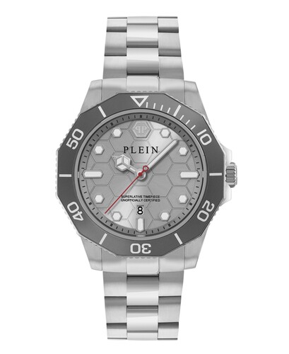 Philipp Plein Herren Uhr Analog Quarz AQUASTORM PW2GA0326 Edelstahl