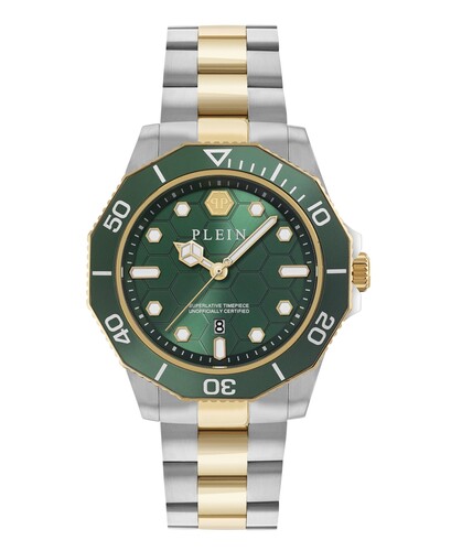 Philipp Plein Herren Uhr Analog Quarz AQUASTORM PW2GA0526 Edelstahl
