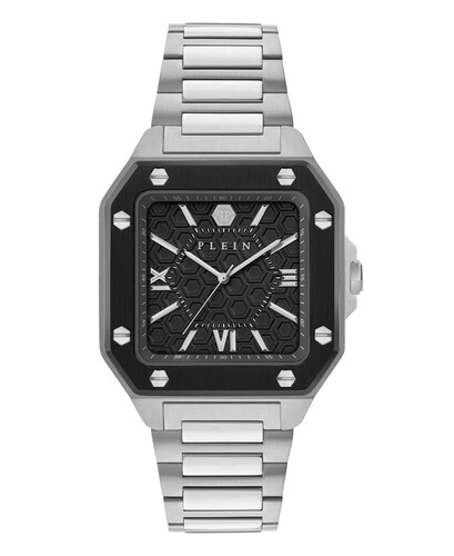 Philipp Plein Herren Uhr Analog Quarz PLEIN EDGE PWYGA0226 Edelstahl