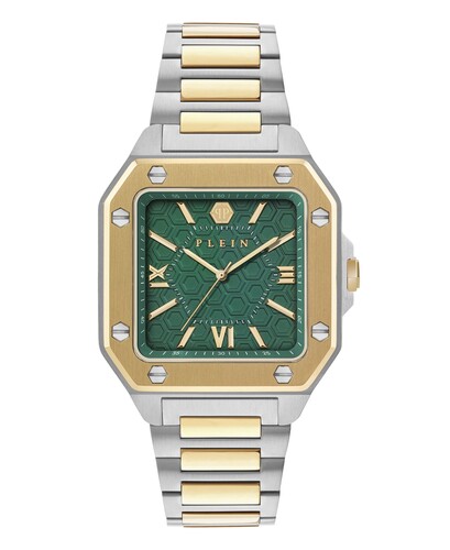 Philipp Plein Herren Uhr Analog Quarz PLEIN EDGE PWYGA0326 Edelstahl