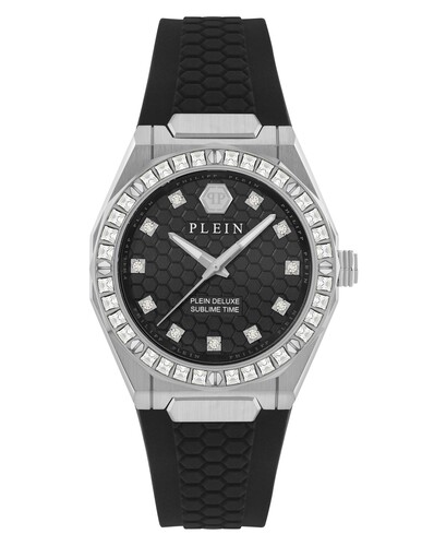 Philipp Plein Damen Uhr Analog Quarz PLEIN DELUXE LADY PWVGA0126 Silikon