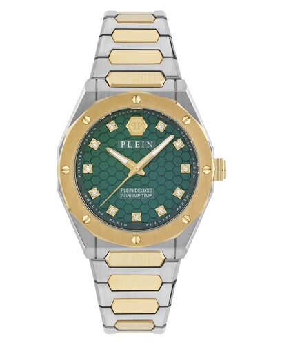 Philipp Plein Damen Uhr Analog Quarz PLEIN DELUXE LADY PWVGA0326 Edelstahl